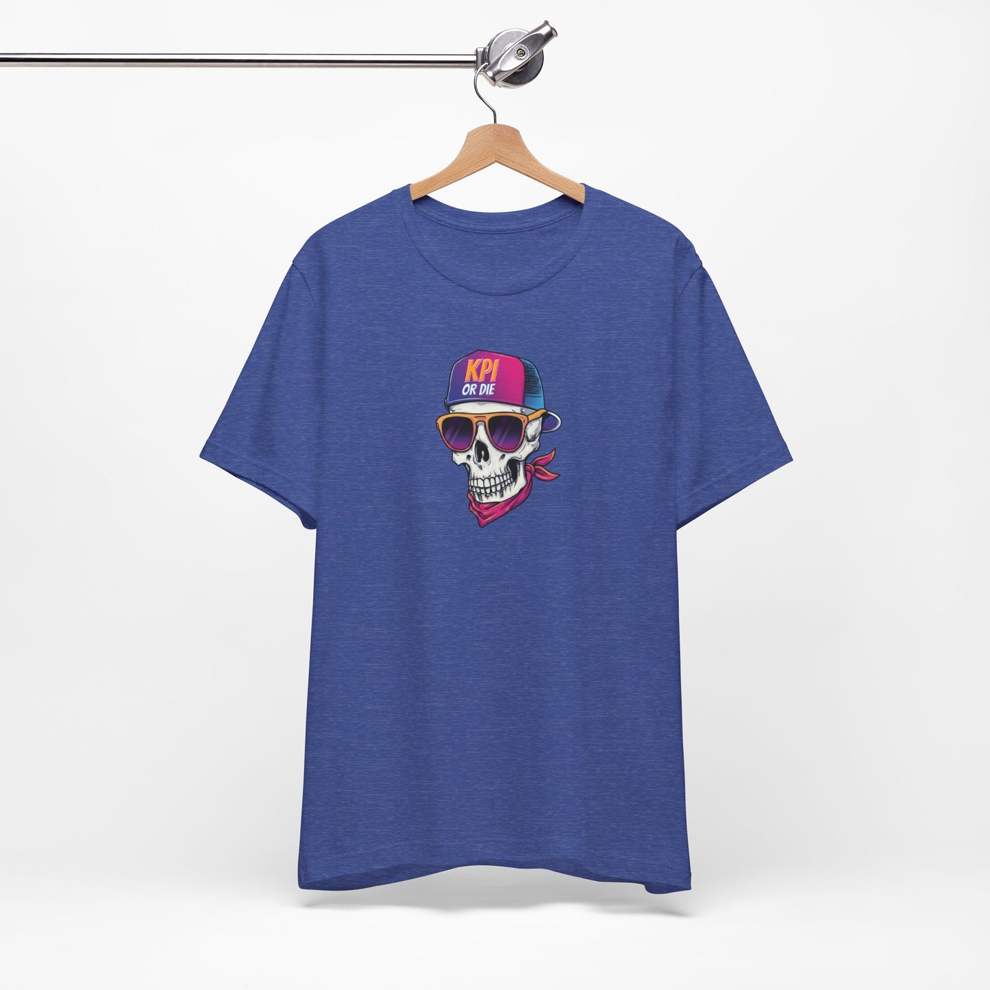 KPI or DIE - Skull Graphic Tee, Unisex T-Shirt, Cyberpunk Aesthetic