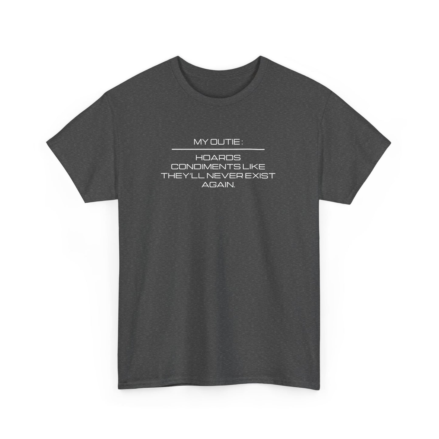 My Outie Hoards Condiments Like They'll Never Exist Again - Severance Tee, Severance Inspired Tshirt, Lumon Industries Tshirt, TV Show