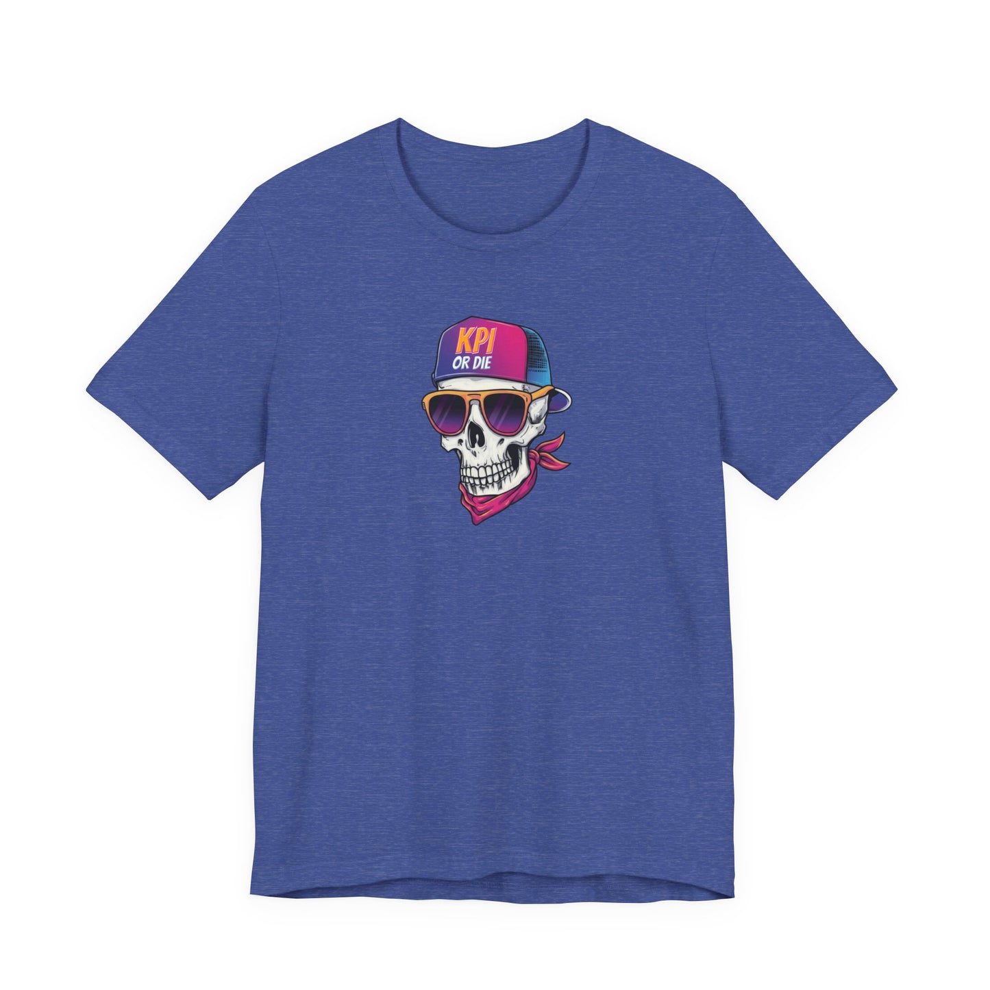 KPI or DIE - Skull Graphic Tee, Unisex T-Shirt, Cyberpunk Aesthetic
