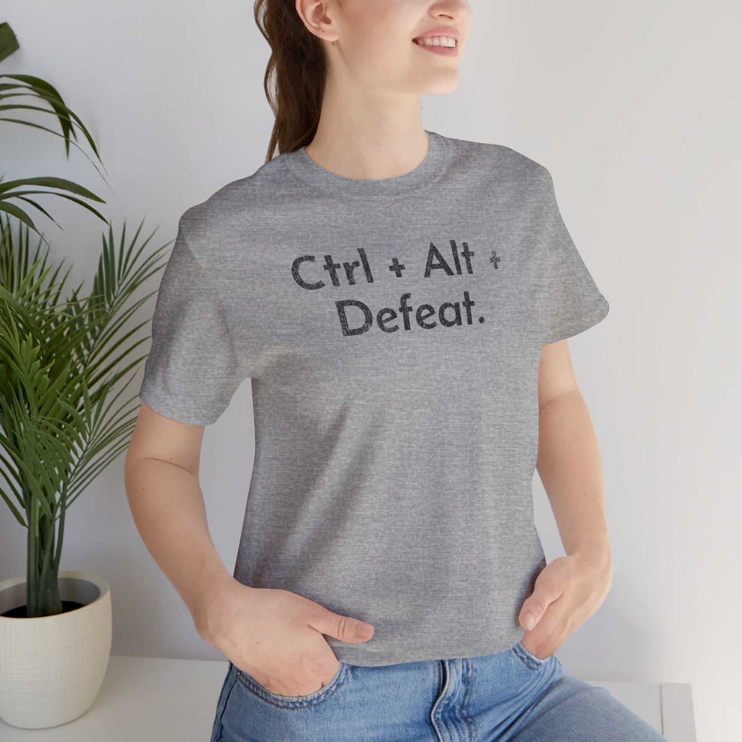 Control, Alt, Defeat - T-Shirt - WFH Shirts