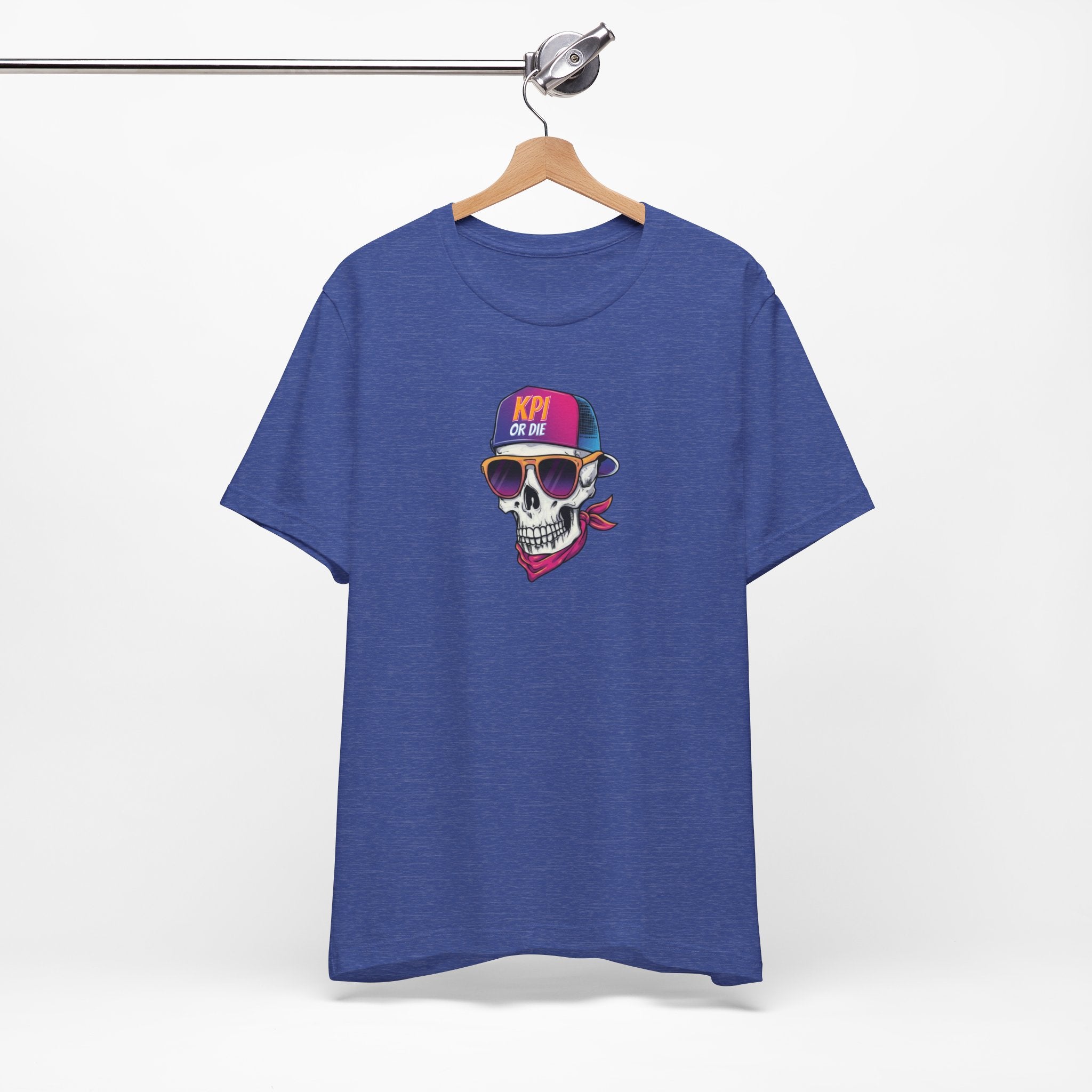 KPI or DIE - Skull Graphic Tee, Unisex T-Shirt, Cyberpunk Aesthetic