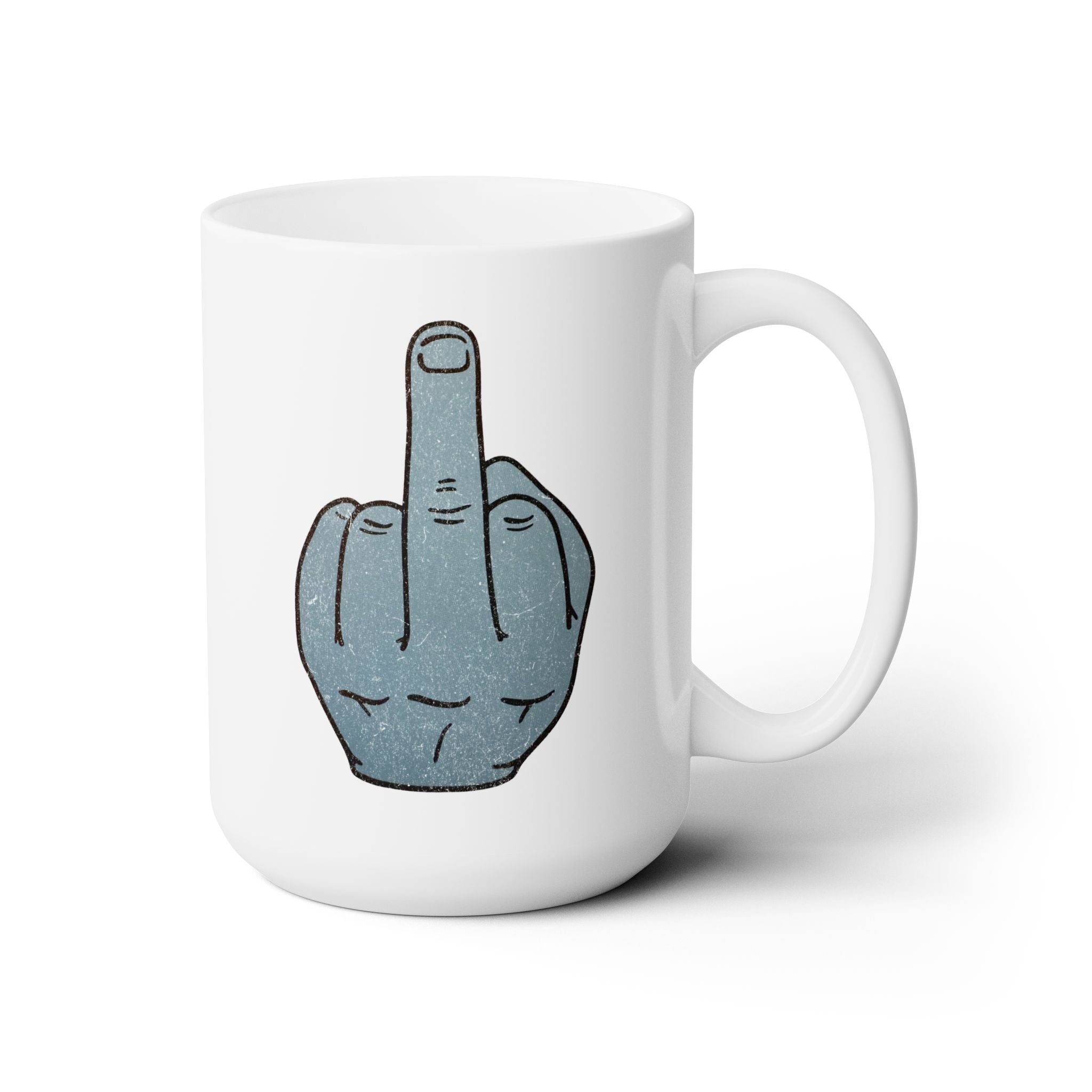 Middle Finger - Ceramic Mug 150z
