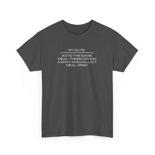 My Outie Eats the Same Meal Three Days in a Row and Calls it Meal Prep - Severance Tee, Severance Inspired Tshirt, Lumon Industries Tshirt