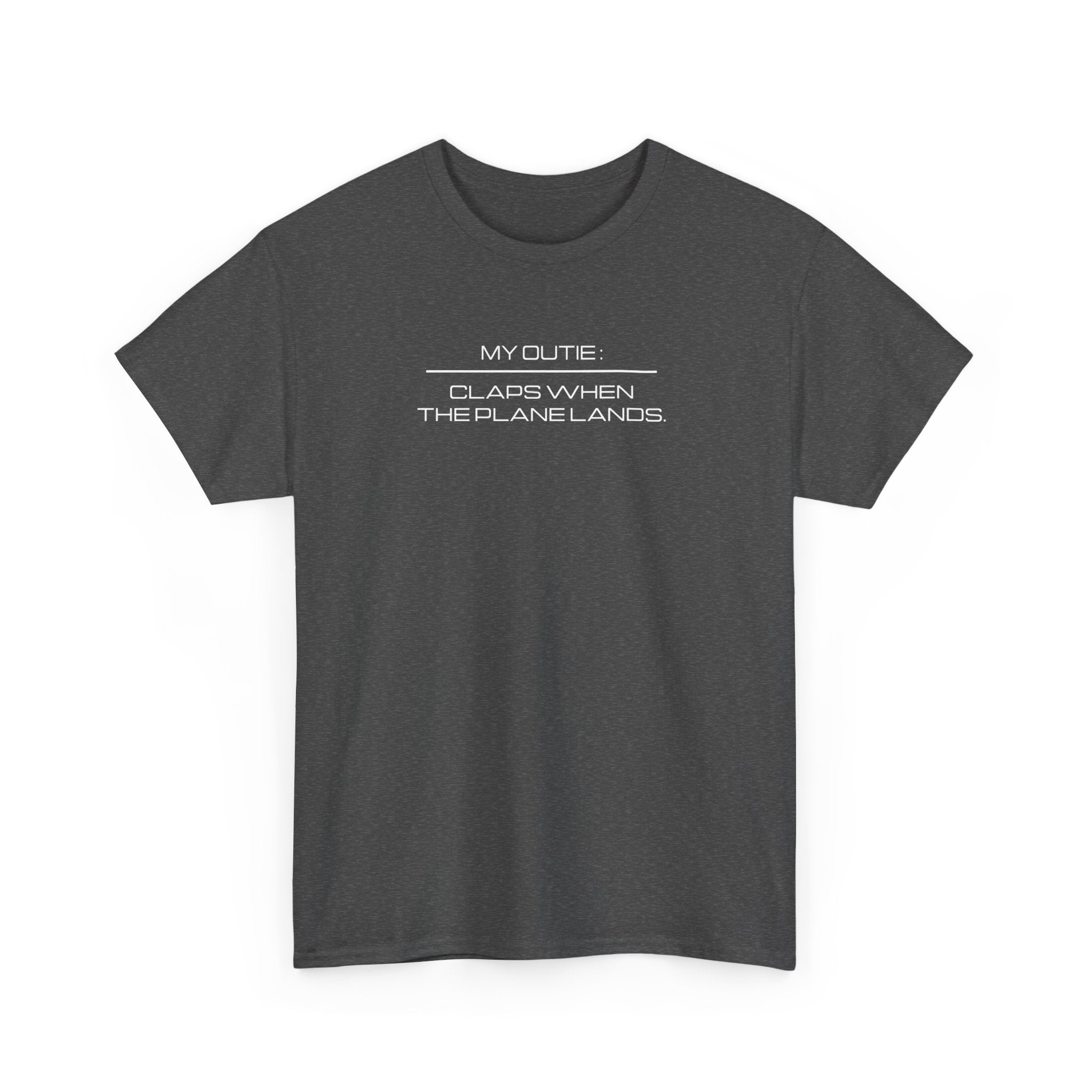 My Outie Claps When the Plane Lands - Severance Tee, Severance Inspired Tshirt, Lumon Industries Tshirt, TV Show Inspired Tee