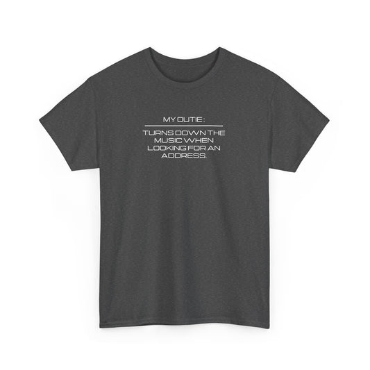 My Outie Turns Down the Music when Looking for an Address - Severance Tee, Severance Inspired Tshirt, Lumon Industries Tshirt