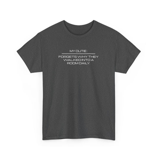 My Outie Forgets Why They Walked Into A Room Daily - Severance Tee, Severance Inspired Tshirt, Lumon Industries Tshirt, TV Show Inspired