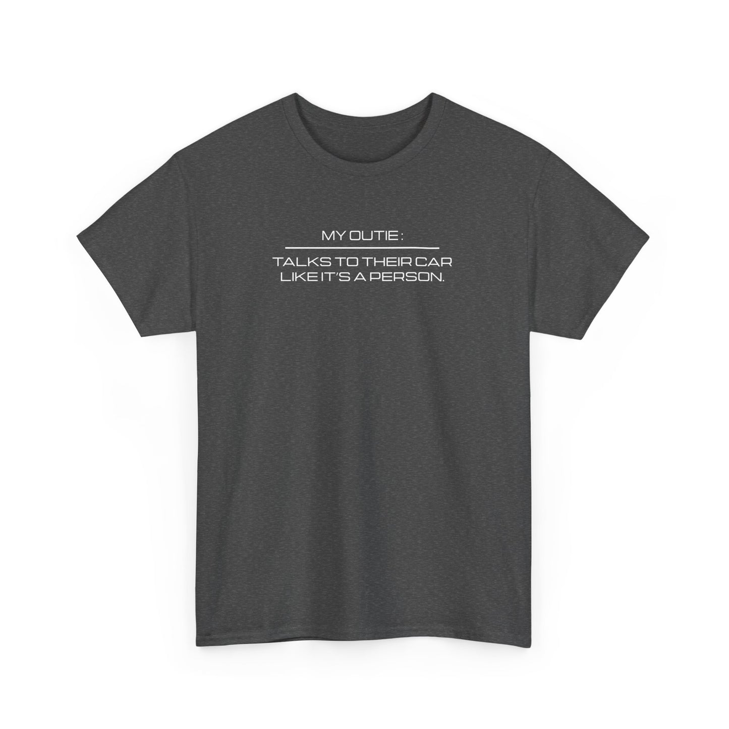My Outie Talks to Their Car Like Its a Person - Severance Tee, Severance Inspired Tshirt, Lumon Industries Tshirt, TV Show Inspired Tee