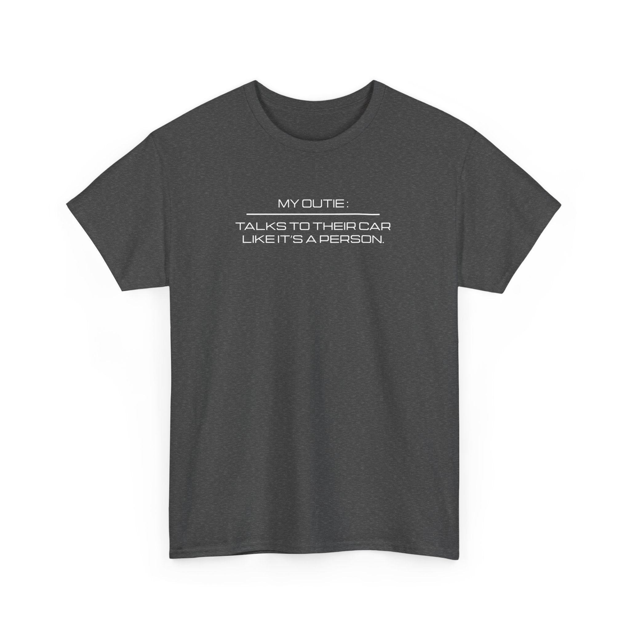 My Outie Talks to Their Car Like Its a Person - Severance Tee, Severance Inspired Tshirt, Lumon Industries Tshirt, TV Show Inspired Tee