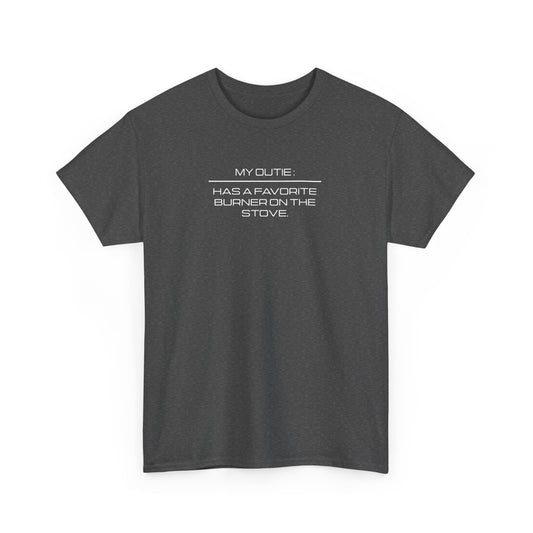 My Outie Has a Favorite Burner on the Stove - Severance Tee, Severance Inspired Tshirt, Lumon Industries Tshirt
