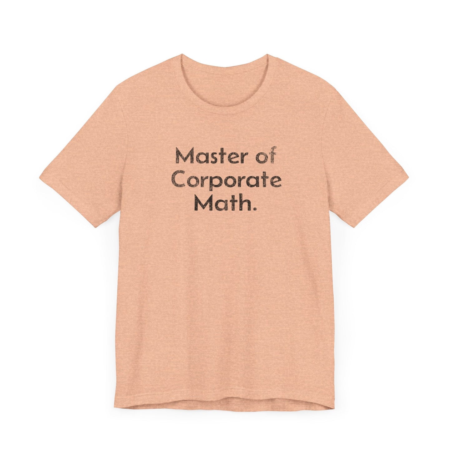 Master of Corporate Math - T-Shirt - WFH Shirts