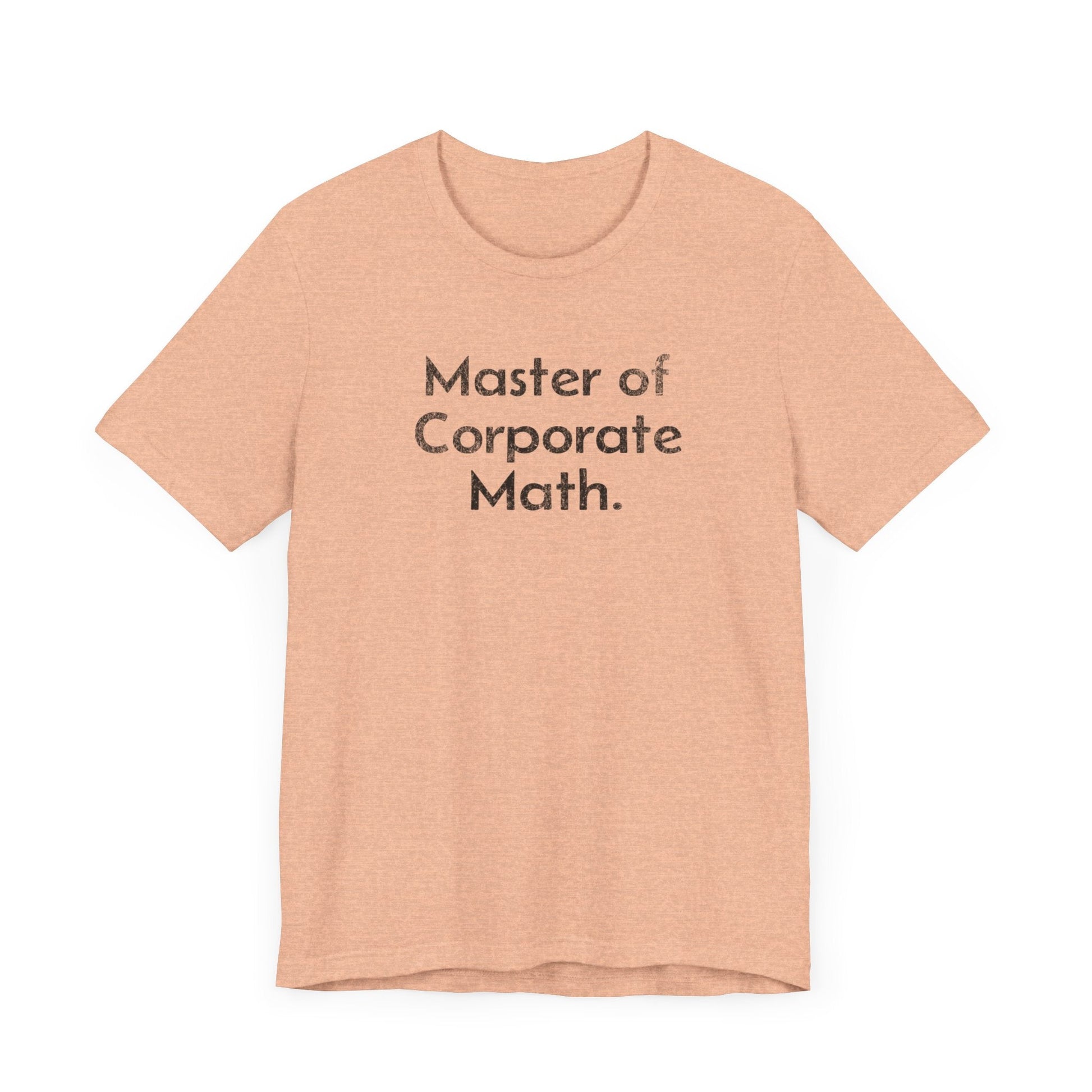 Master of Corporate Math - T-Shirt - WFH Shirts