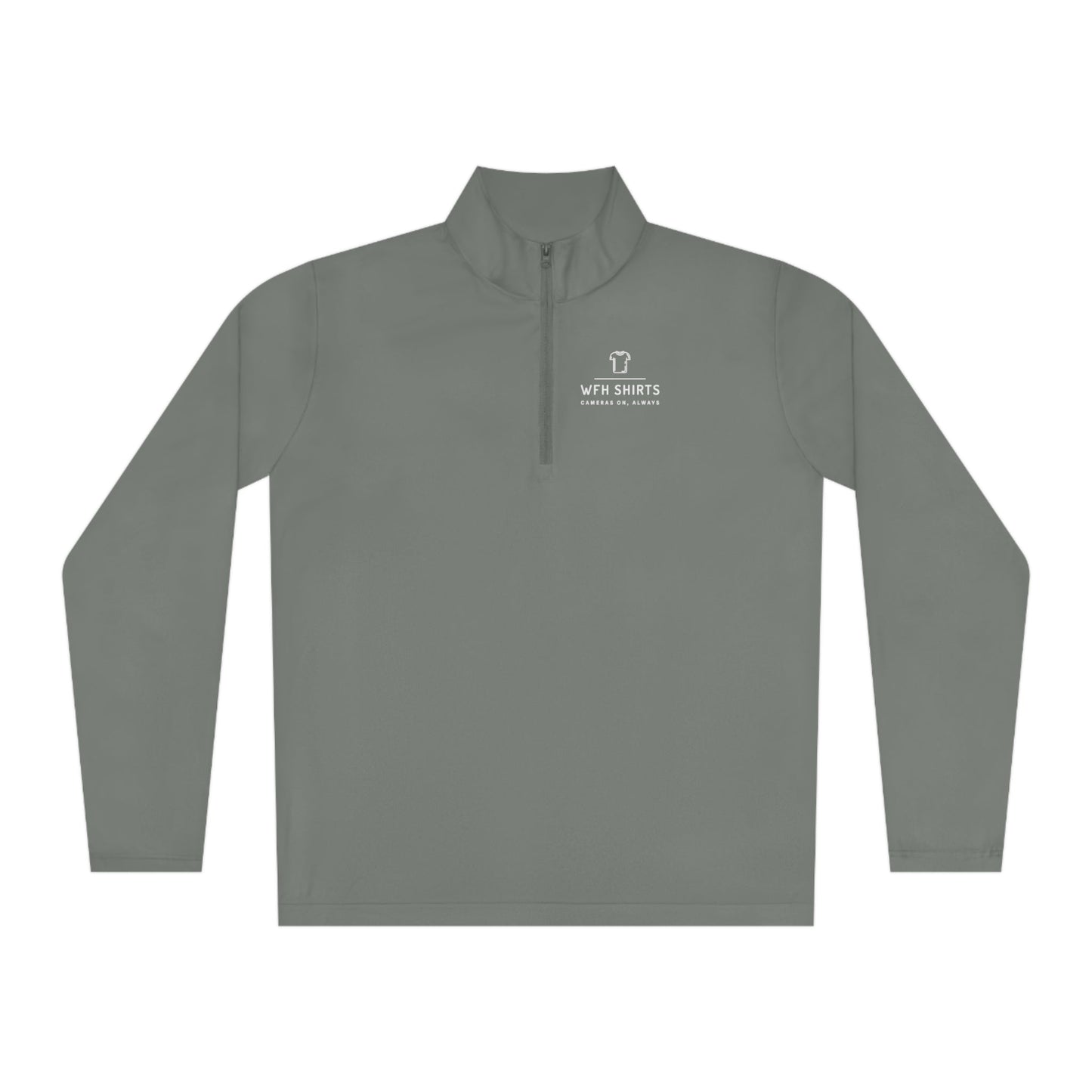 WFH Shirts Logo - Unisex Quarter-Zip Pullover - Long-sleeve - WFH Shirts