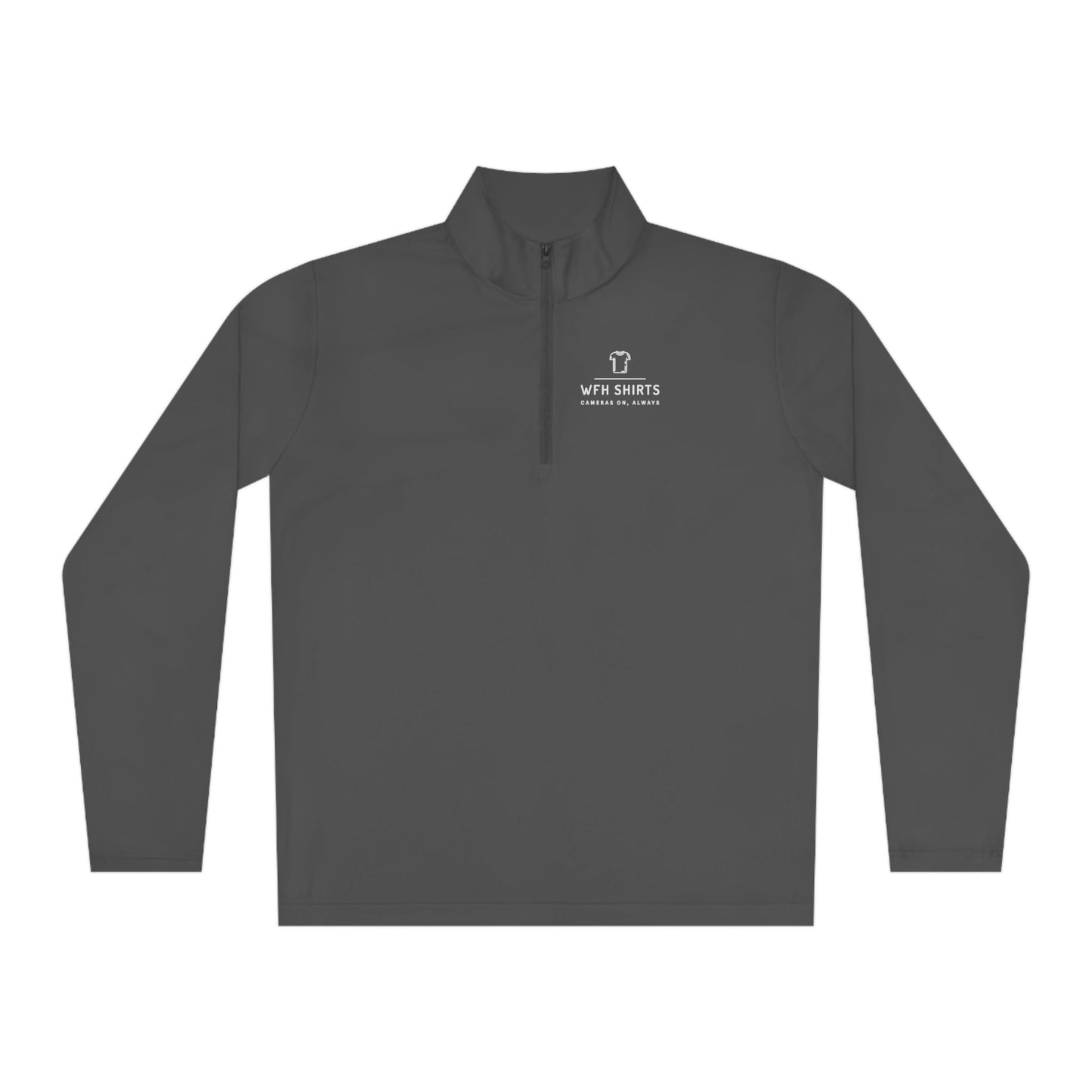 WFH Shirts Logo - Unisex Quarter-Zip Pullover - Long-sleeve - WFH Shirts