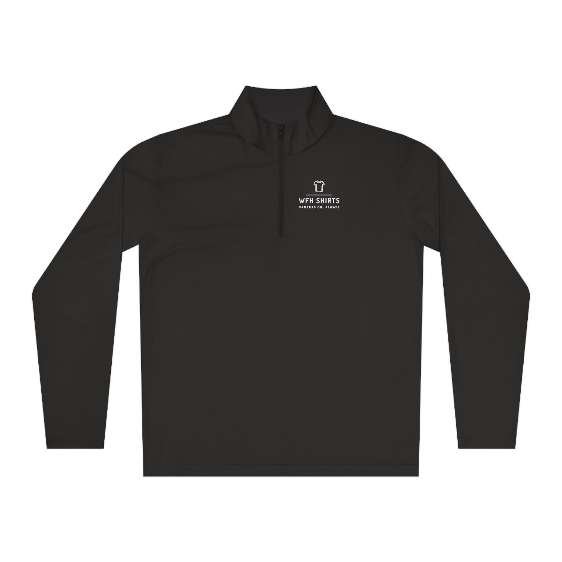 WFH Shirts Logo - Unisex Quarter-Zip Pullover - Long-sleeve - WFH Shirts